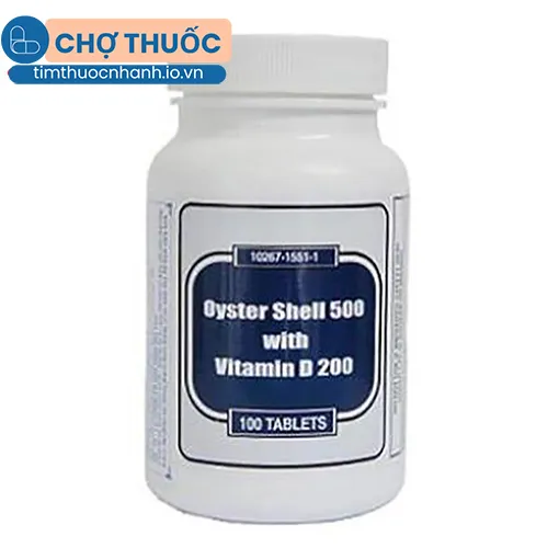 Oyster Shell 500 with Vitamin D 200