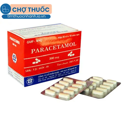 Paracetamol 500mg Dược Nghệ An