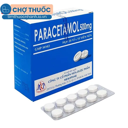Paracetamol 500mg Mekophar