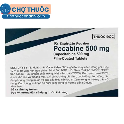 Pecabine 500mg