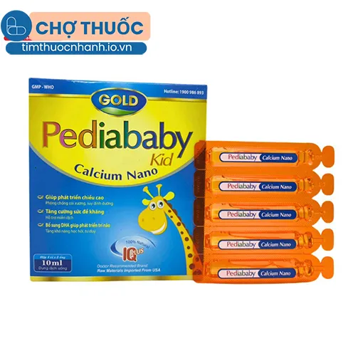 Pediababy Kid Calcium Nano Gold