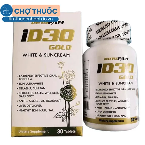 Petyfan iD30 Gold White & Suncream