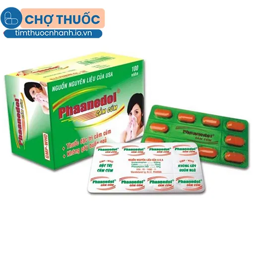 Phaanedol cảm cúm