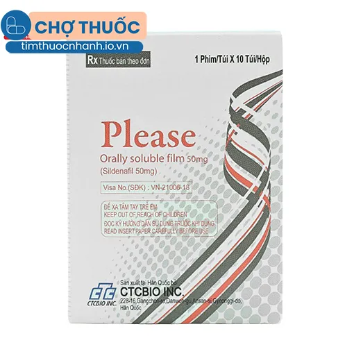 Please Orally Soluble Film 50mg