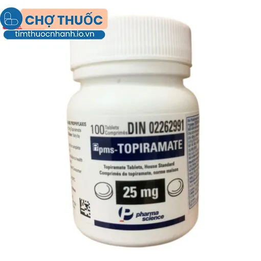 Pms-Topiramate 25mg