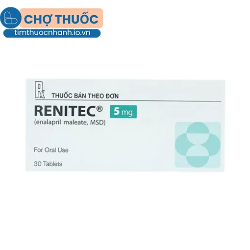 Renitec 5mg (Hộp 30 viên)