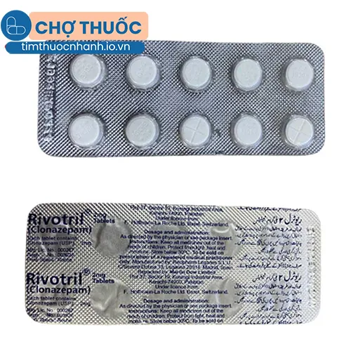 Rivotril (1 vỉ 10 viên)