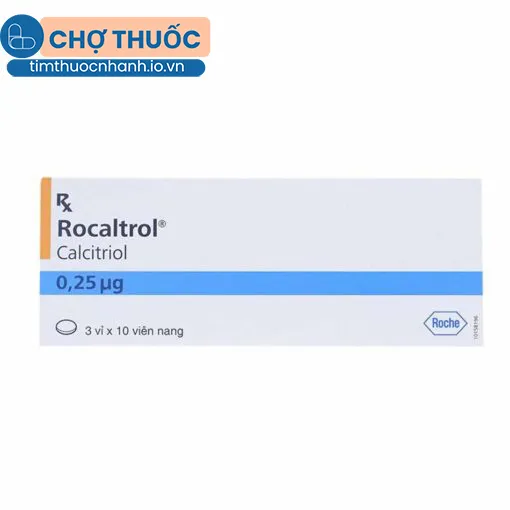 Rocaltrol 0,25mcg (Hộp 30 viên)