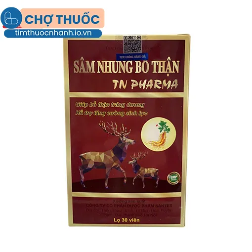 Sâm Nhung Bổ Thận TN Pharma