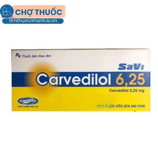 SaVi Carvedilol 6.25