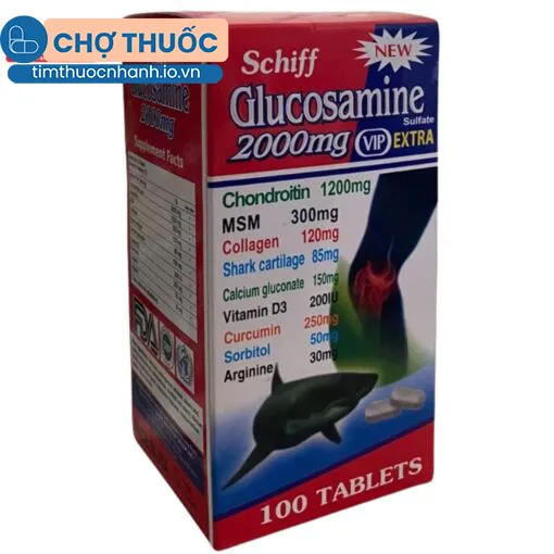 Schiff Glucosamine 2000mg NEW VIP Extra