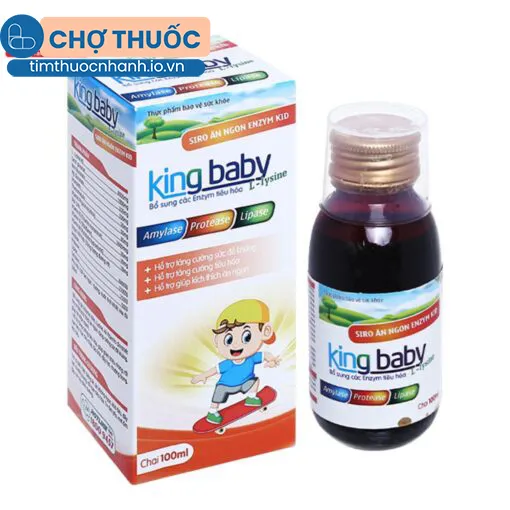 Siro Ăn Ngon Enzym Kid King Baby chai 100ml