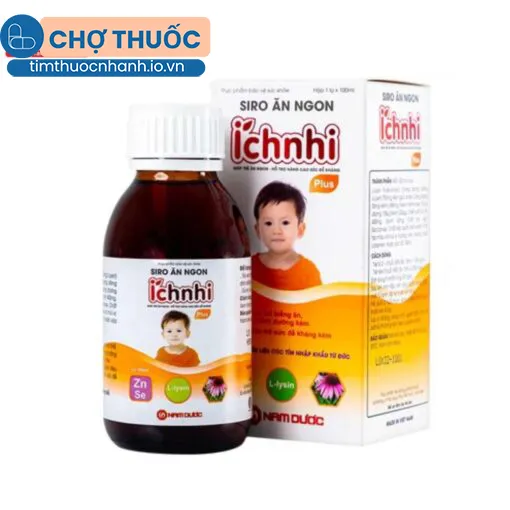Siro Ăn Ngon Ích Nhi Plus (Dạng chai)