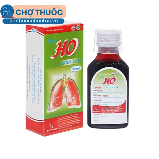 Siro Ho người lớn Heropharm (Chai 90ml)