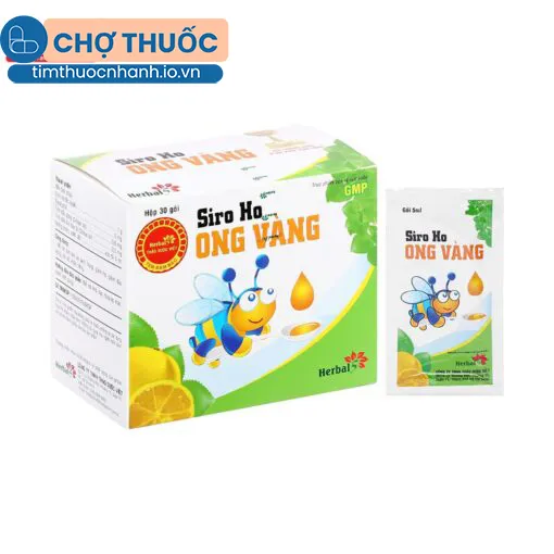 Siro Ho Ong Vàng Herbal 5 (Gói)