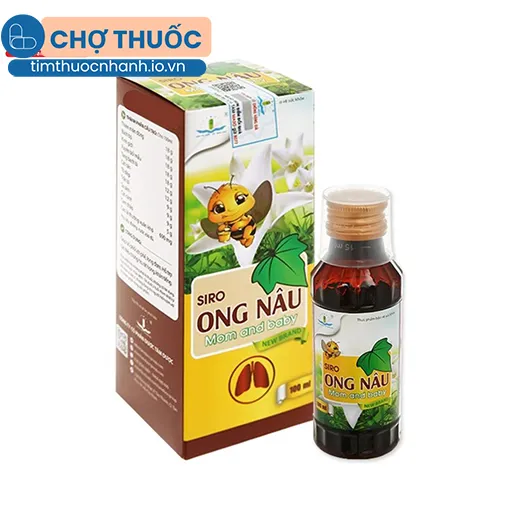 Siro Ong Nâu Mom and baby new brand (Chai 100ml)