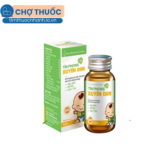 Siro Tín Phong Xuyên Đan 60ml