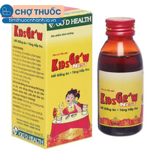 Siro Yến Sào Kids Gr’w Nest