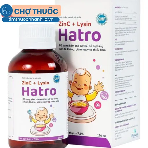 Siro ZinC + Lysin Hatro