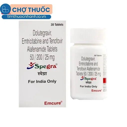 Spegra 50mg/200mg/25mg Emcure