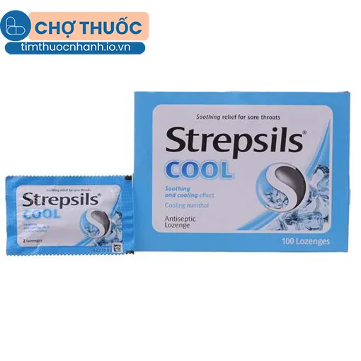 Strepsils Cool (100 viên)