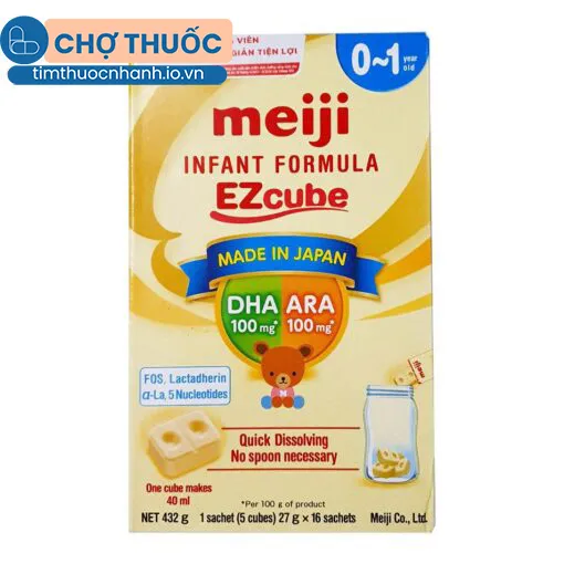Sữa Meiji Infant Formula EZcube