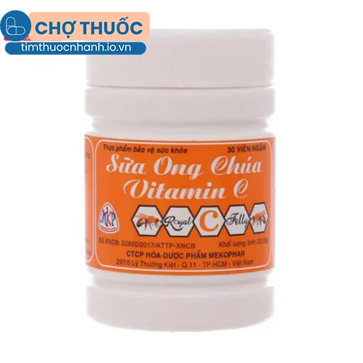 Sữa Ong Chúa Vitamin C Mekophar