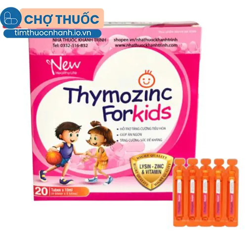 Thymozinc ForKids (Hộp 4 vỉ x 5 ống)
