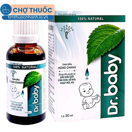 Tinh dầu húng chanh Dr.Baby