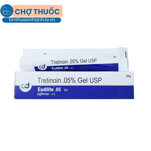 Tretinoin .05% Gel USP Eudilite 0.05 20g Contiderma