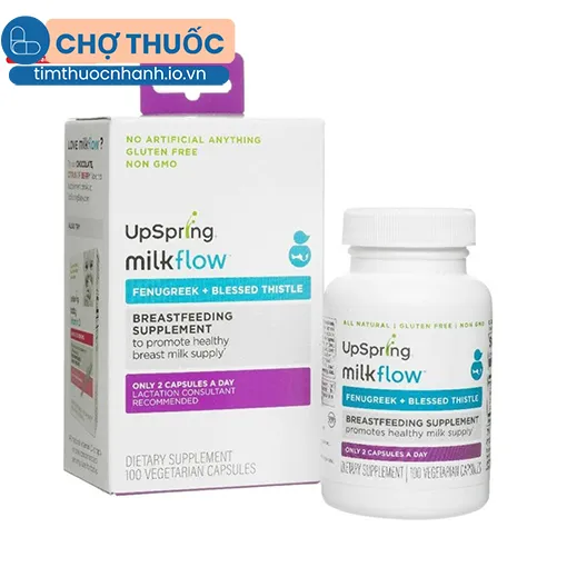 Upspring Milkflow Fenugreek + Blessed Thistle