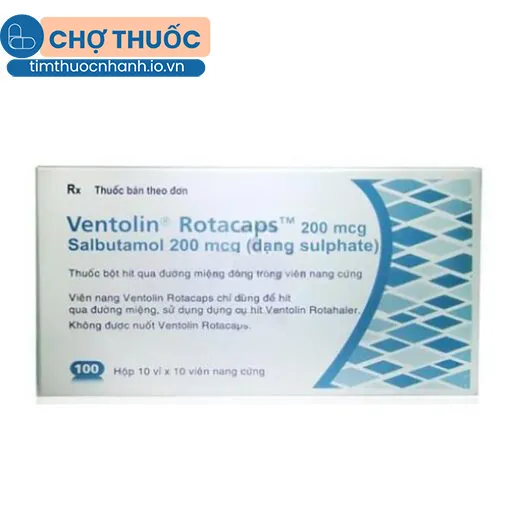 Ventolin Rotacaps 200mcg