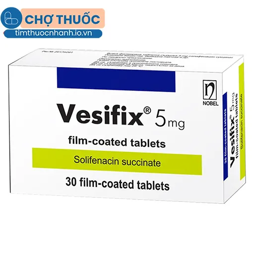 Vesifix 5mg Film Coated Tablets