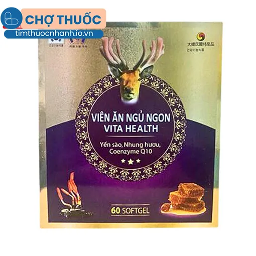 Viên ăn ngủ ngon Vita Health (tím)