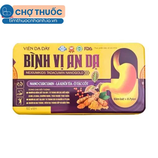 Viên Dạ Dày Bình Vị An Dạ Nexiumkids Tadacumin Nanogold