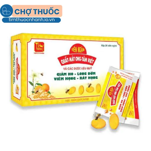 Viên ngậm quất mật ong Tâm Việt