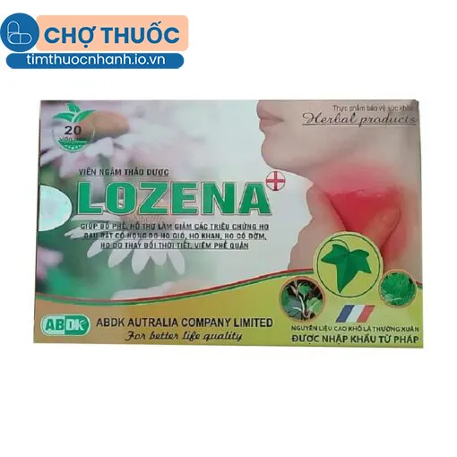 Viên ngậm thảo dược Lozena+