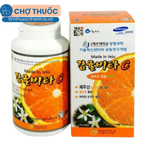Viên ngậm Vitamin C Jeju MJ