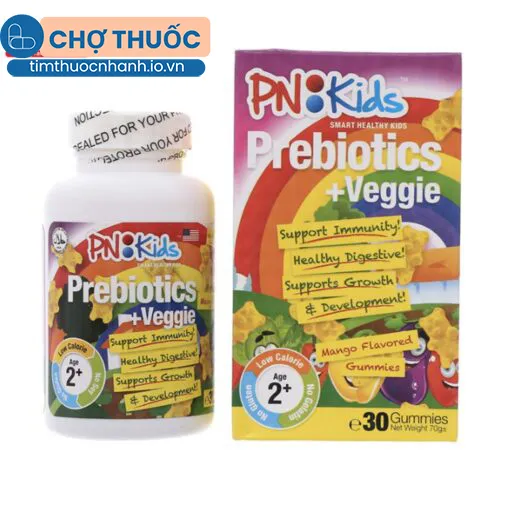 Viên Nhai PN Kids Prebiotics Veggie