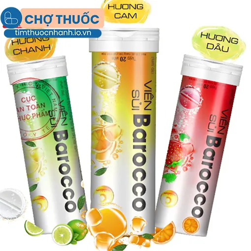 Viên sủi Barocco (tuýp 20 viên)