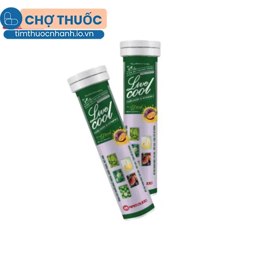 Viên Sủi Thanh Nhiệt Livecool Hương Chanh Dây