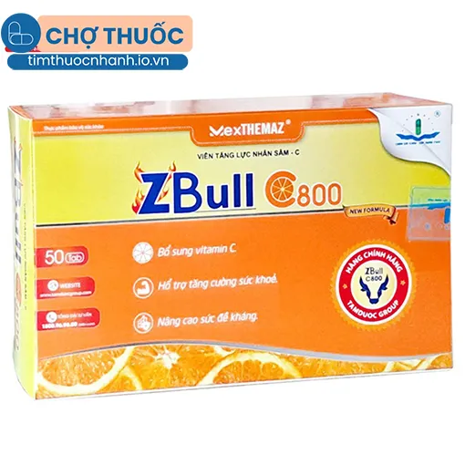 Viên Tăng Lực Nhân Sâm - C ZBull C800