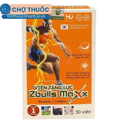 Viên Tăng Lực Zbulls Maxx
