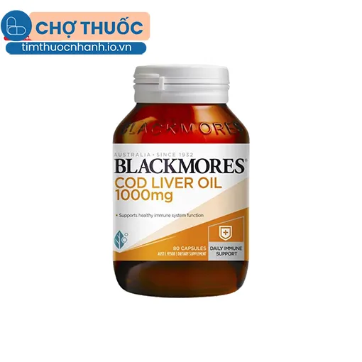 Viên uống Blackmores Cod Liver Oil 1000mg