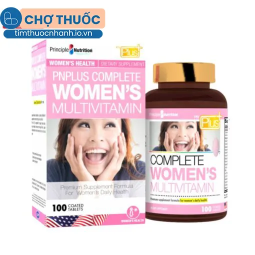 Viên uống PnPlus Complete WoMen’s Multivitamin chai 100 viên