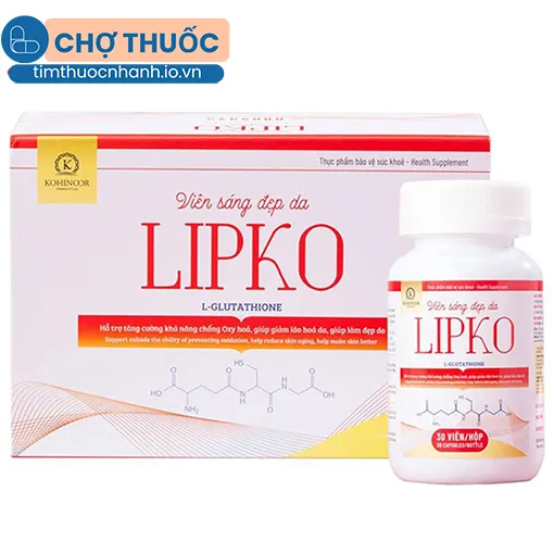 Viên uống sáng da Lipko