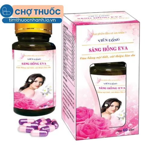 Viên uống sáng hồng Eva