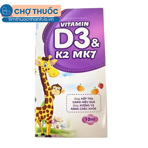 Vitamin D3 & K2 MK7