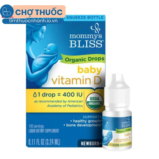Vitamin D3 Mommy’s Bliss Organic Drops