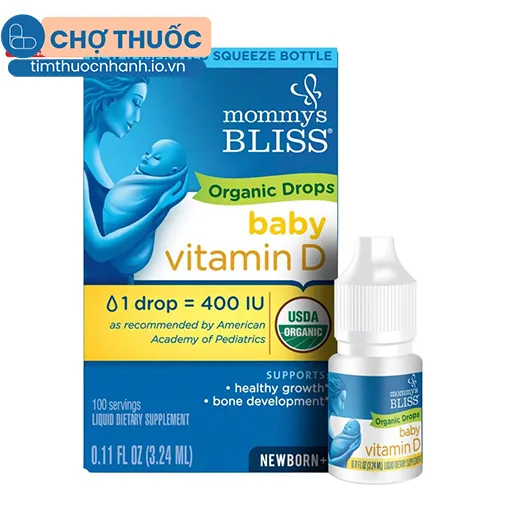 Vitamin D3 Mommy's Bliss Organic Drops